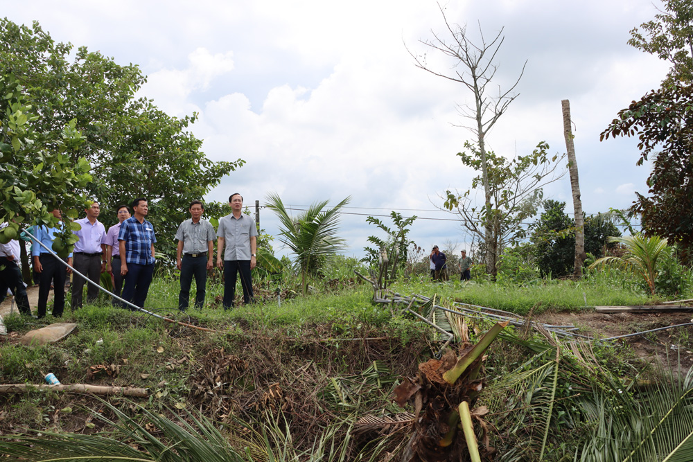 Khẩn trương thống kê thiệt hại để hỗ trợ người dân tái sản xuất