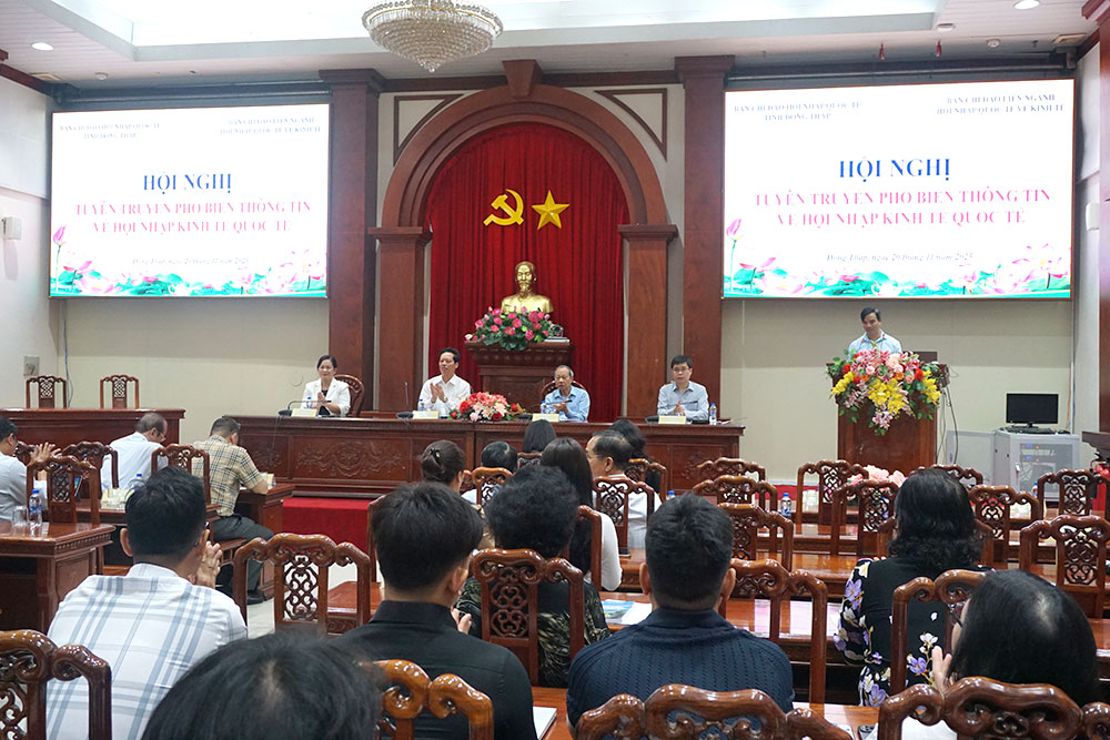 Tuyên truyền, phổ biến thông tin về hội nhập kinh tế quốc tế tại Đồng Tháp